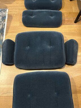 Eames Lounge Chair Mohair Cusions: Standard Size. Full Set. Excellent Condition.